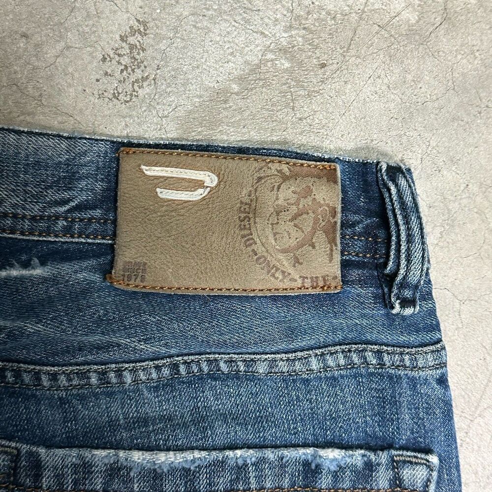 Diesel Quratt Straight Jeans Men's 32x30 Button Fly Relaxed Wide Made In Italy - Picture 2 of 12